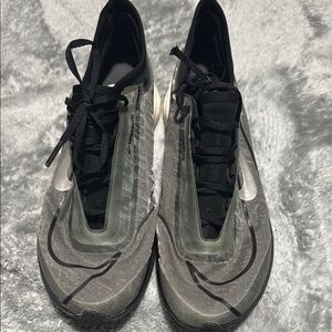 Nike size 8 vapor weave Black and Gray Athletic Sneakers